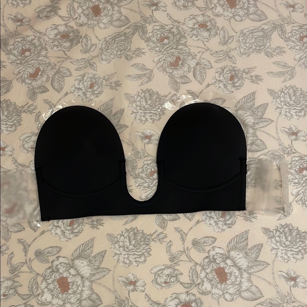 Brand New Black Strapless sticky Bra